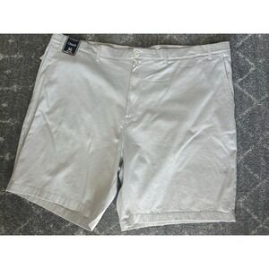 New Roundtree & Yorke Flat Front Shorts 50 Classic Flat Front 9" Inseam NWT